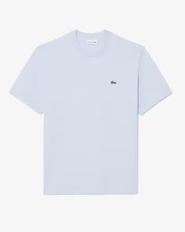 T בצבע תכלת עם לוגו תנין ירוק